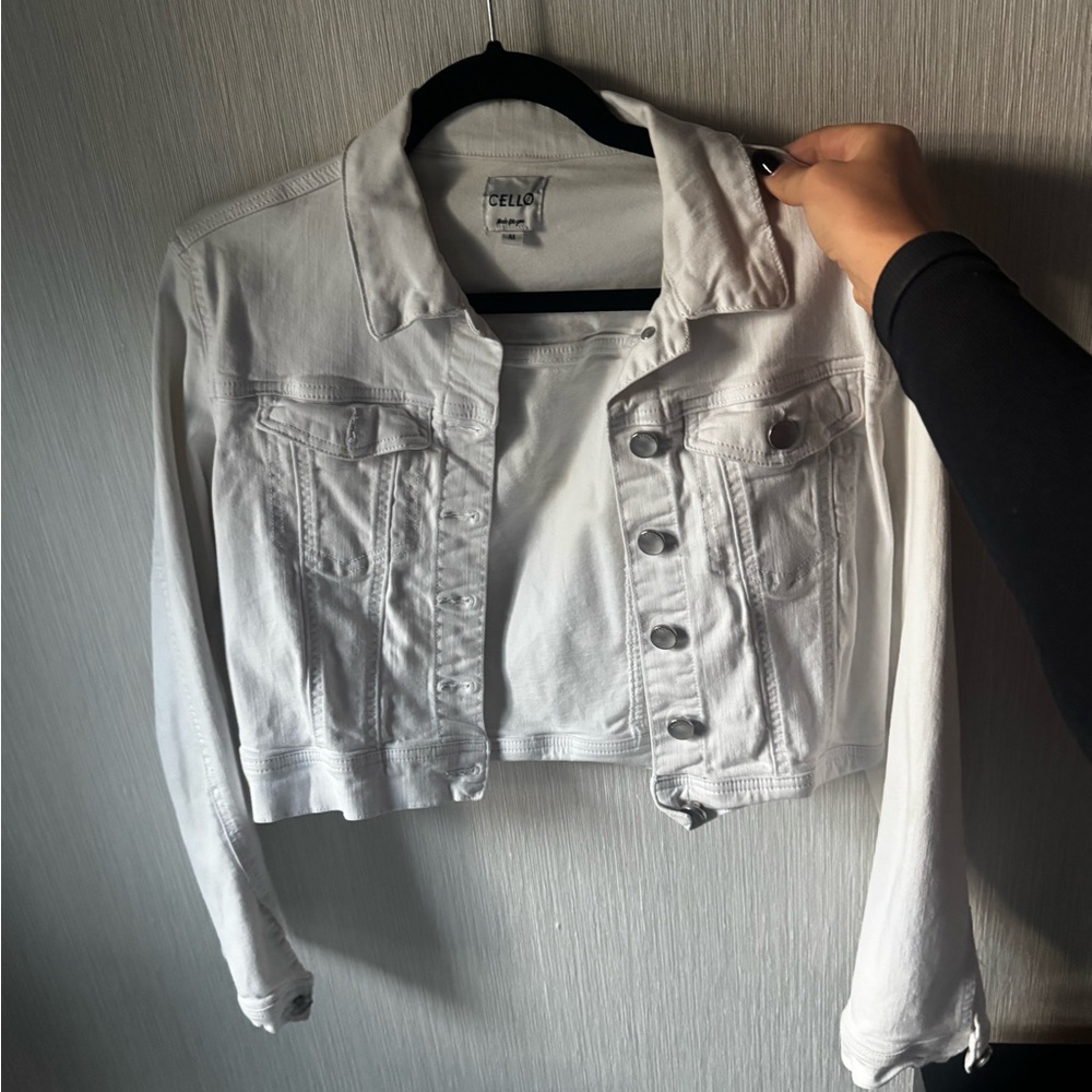 White Denim Jacket